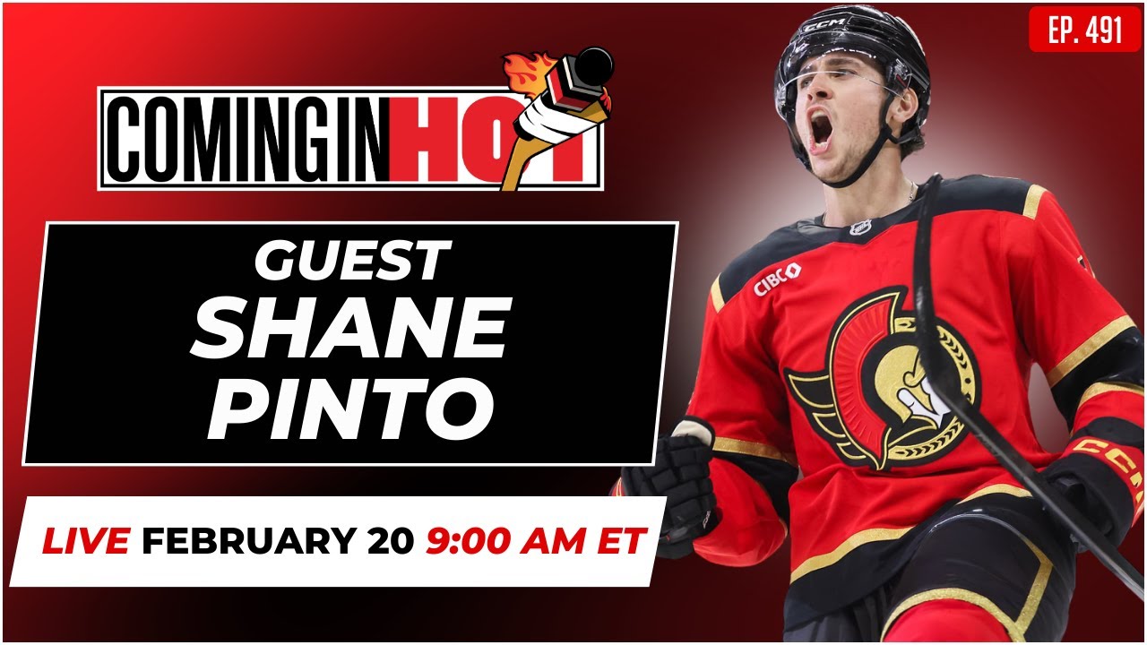 Guest Shane Pinto - Coming in Hot LIVE - February 20th