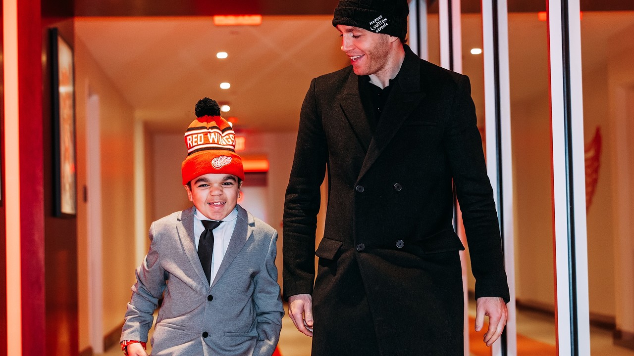 Anderson's Wish Comes True | Detroit Red Wings Make-A-Wish