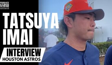Tatsuya Imai Recaps Making First Live Hitters Outing vs. Houston Astros Hitters at Spring Training