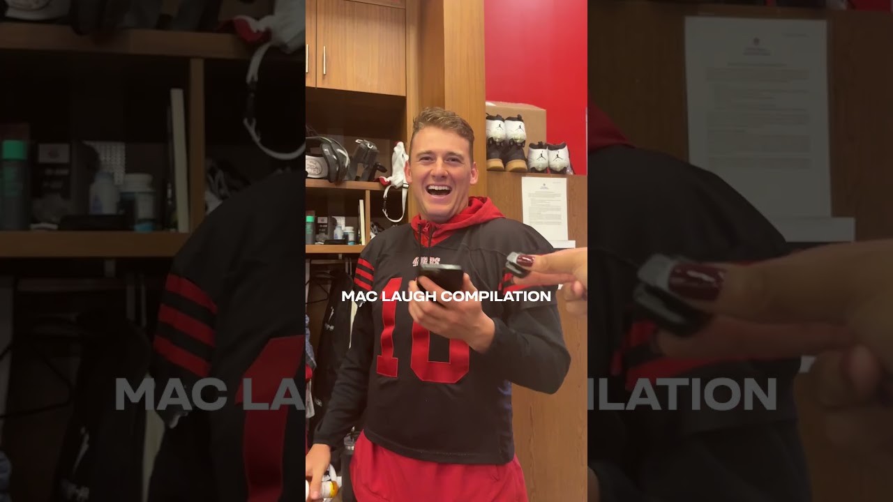The laugh heard around the League 😂  #49ers #nfl #macjones #laugh