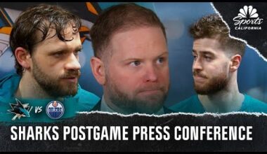 Ryan Warsofsky, Sharks players dissect crushing 4-3 overtime loss to Oilers | NBC Sports California