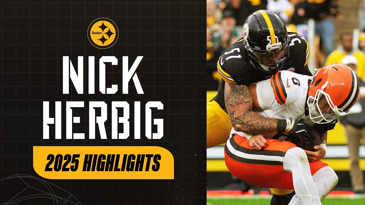 Nick Herbig's 2025 Highlights | Pittsburgh Steelers