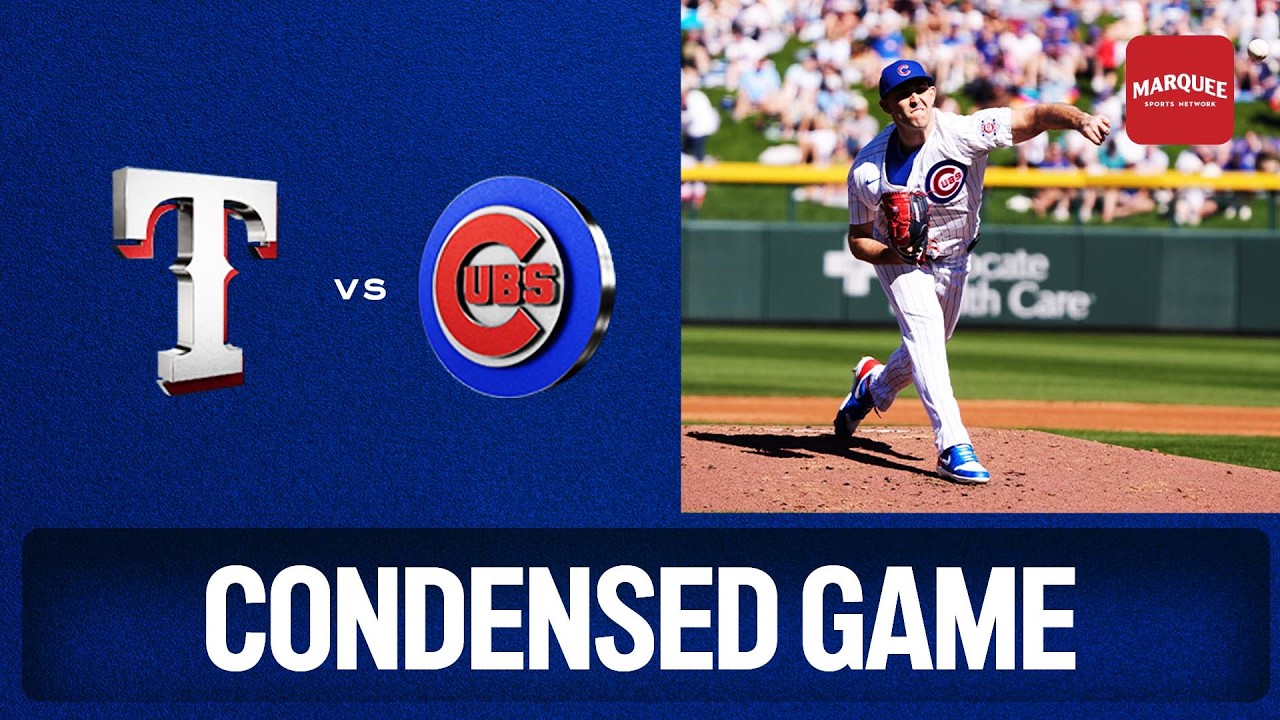 Chicago Cubs vs. Texas Rangers MLB game highlights (February 21, 2026) | Marquee Sports Network