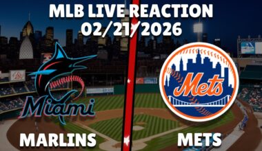Mets vs Marlins | New York Mets vs Miami Marlins | Live Reaction & Play-by-Play