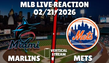 Mets vs Marlins | New York Mets vs Miami Marlins | Live Reaction & Play-by-Play 📱