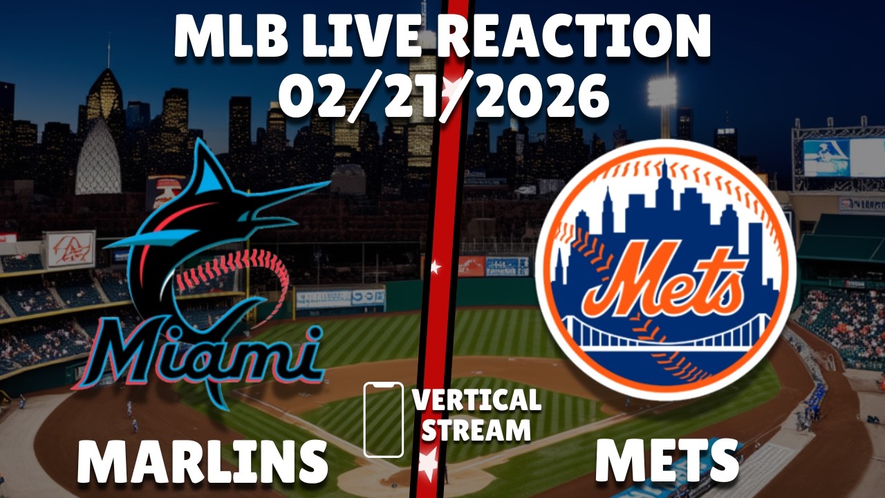 Mets vs Marlins | New York Mets vs Miami Marlins | Live Reaction & Play-by-Play 📱