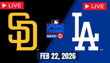 MLB LIVE! San Diego Padres vs Los Angeles Dodgers | Spring Training 2026 | Full Game 2/22/26