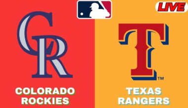 🔴LIVE : Colorado Rockies Vs Texas Rangers | MLB 2026 | MLB Live Baseball Score
