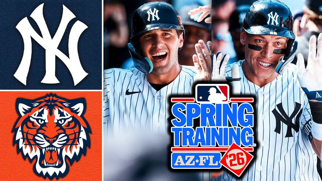 New York Yankees vs Detroit Tigers | Spring Training Highlights (2/21/26)