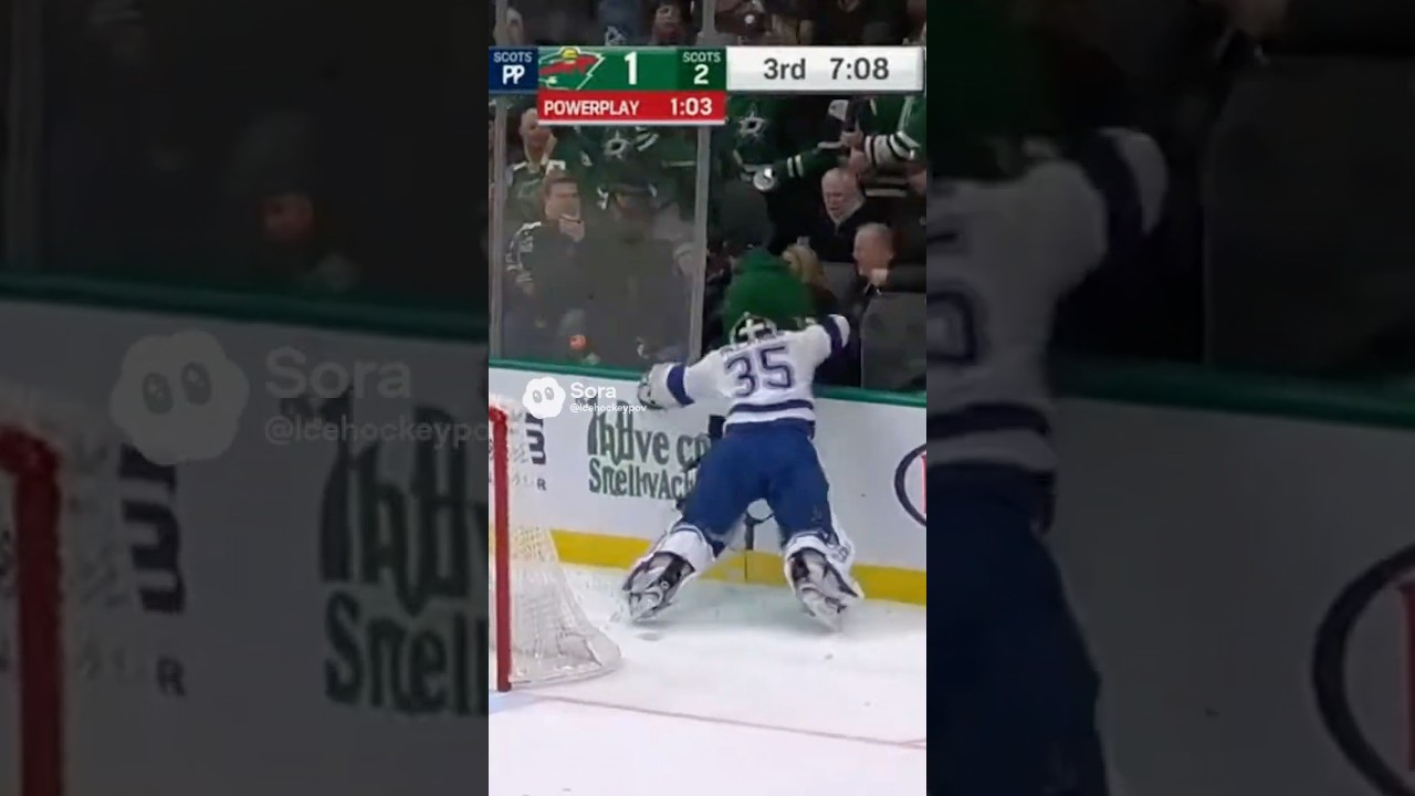 POV: Stars Fan Chirps the Wrong Goalie 😳😳