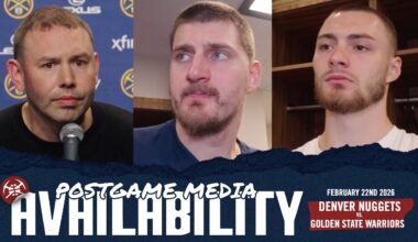 ALL Denver Nuggets Postgame Media vs. GSW 🎙️