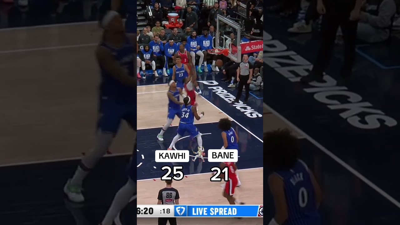 Kawhi and Bane put on a show 🍿