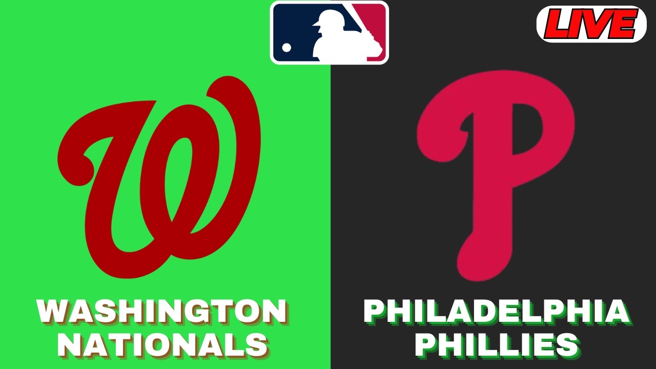 🔴LIVE : Philadelphia Phillies Vs Washington Nationals | MLB 2026 | MLB Live Baseball Score