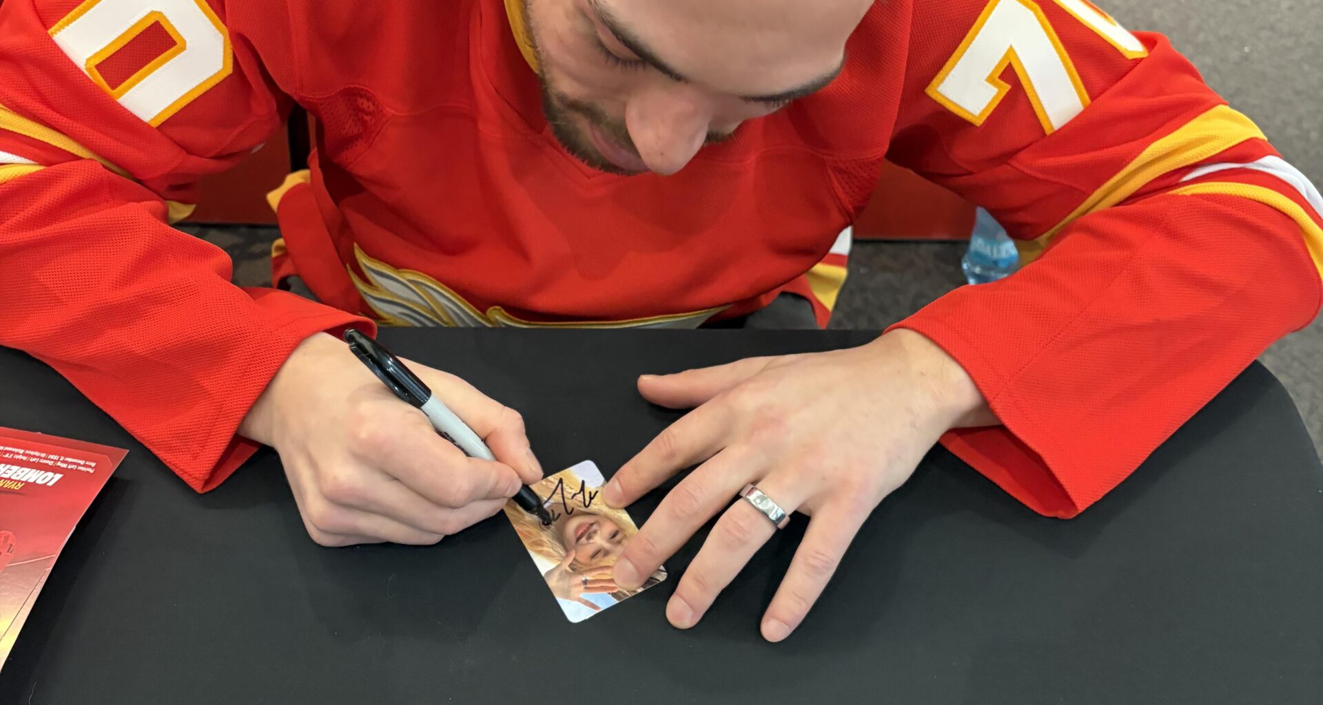 My sister asked me if I could get Ryan Lomberg to sign a K-Pop card. He was more than happy to