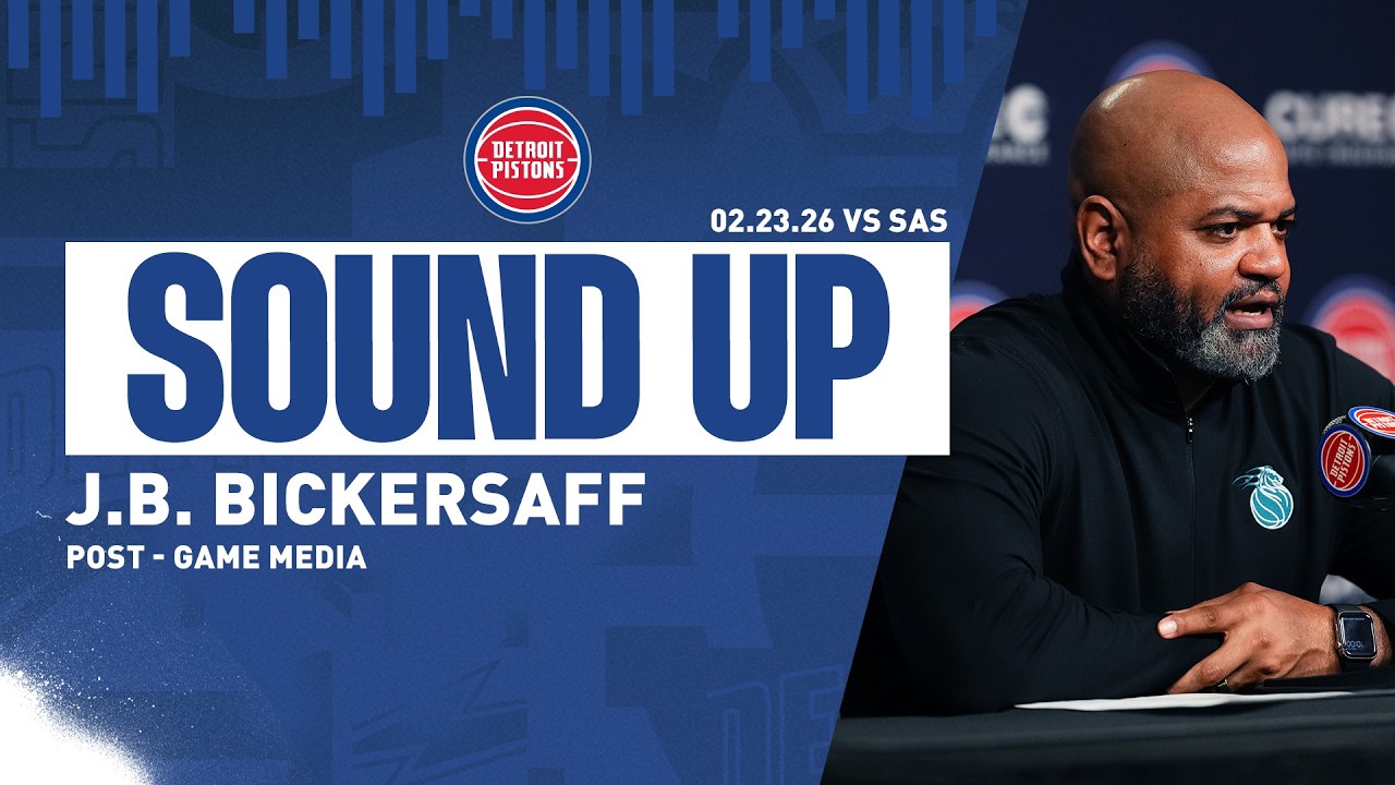 Post-Game Press Conference: J.B. Bickerstaff | Pistons vs. Spurs | 02.23.26