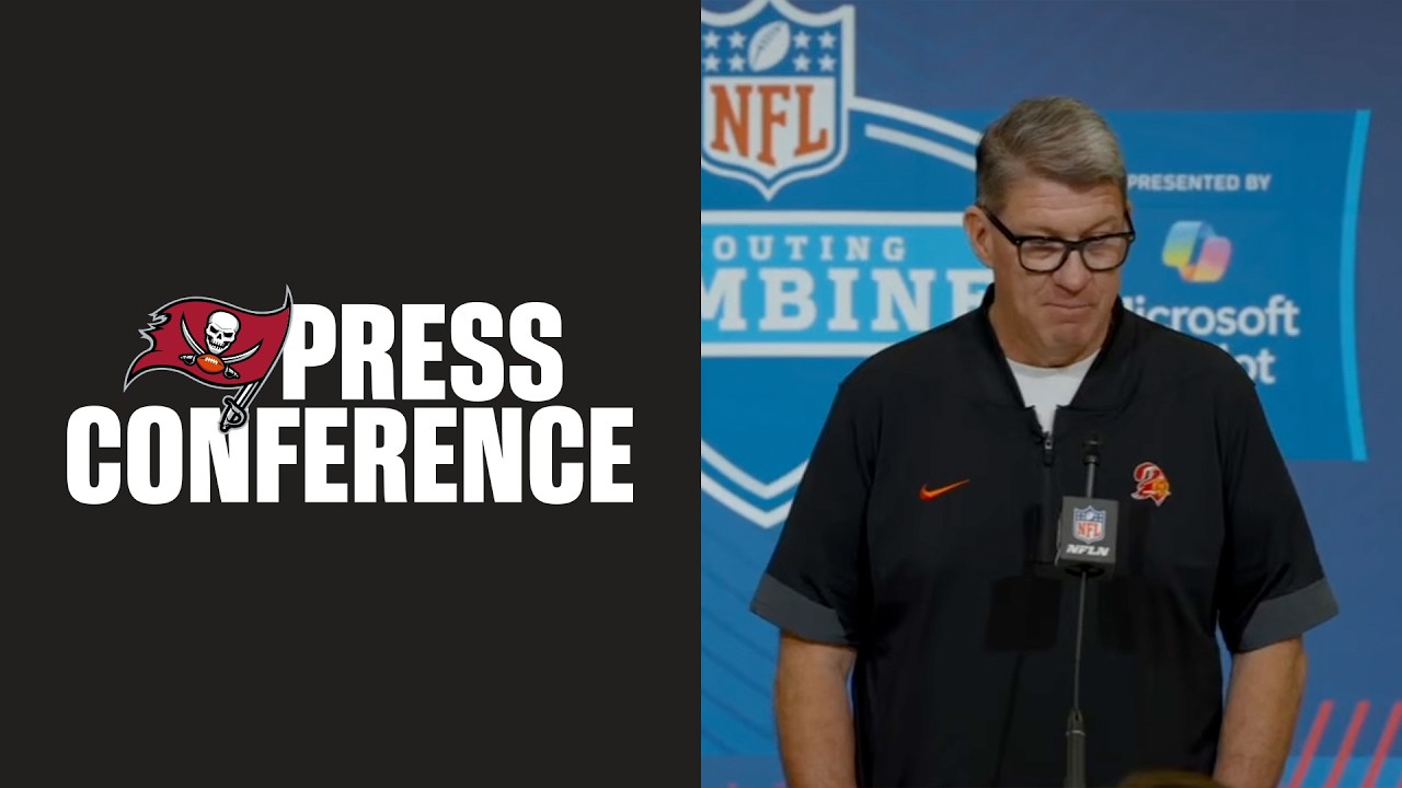 Jason Licht Talks Draft Targets and Upcoming Free Agency | Press Conference