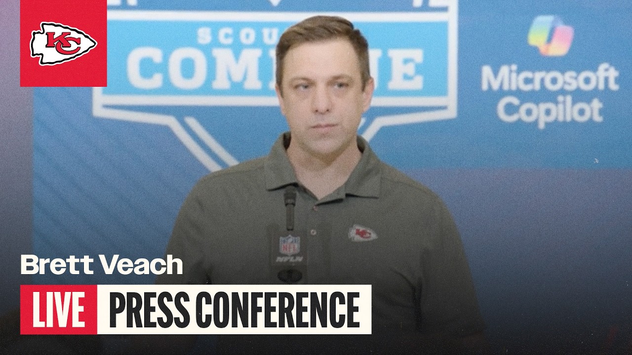 Chiefs GM Brett Veach Speaks to Media at the NFL Scouting Combine | FEBRUARY 24, 2026