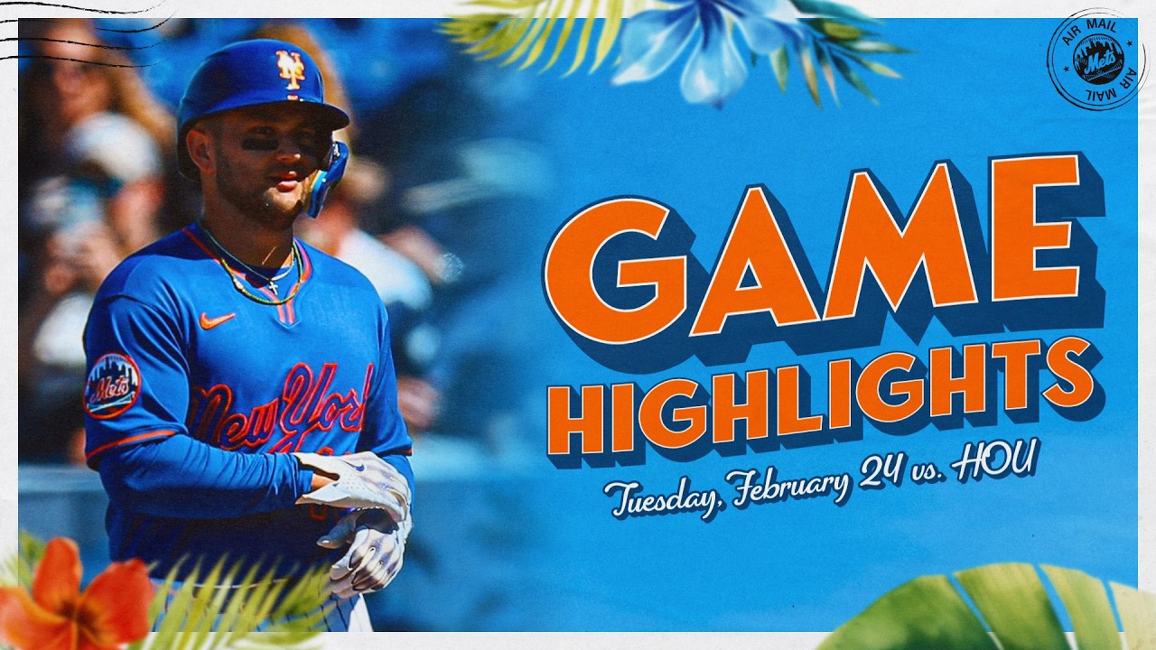 Mets vs. Astros Game Highlights (2/24/26) | Spring Training