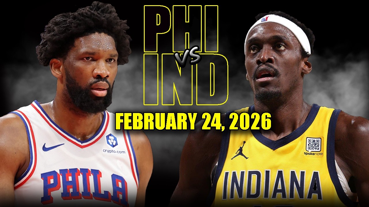 Philadelphia 76ers vs Indiana Pacers Full Game Highlights – February 24, 2026 | NBA Season