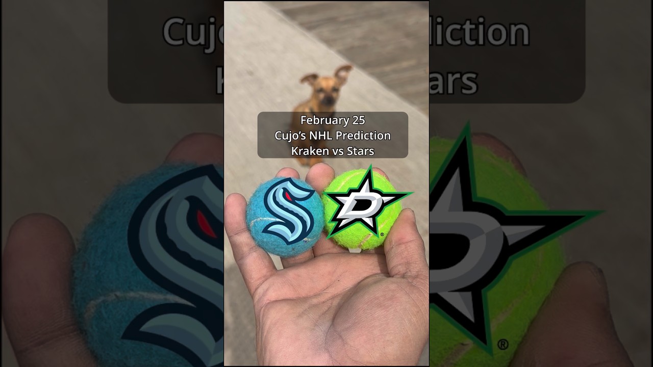 Cujo’s NHL PICKS | Seattle Kraken vs Dallas Stars 🐕 02-25-2026 #CujoCatches