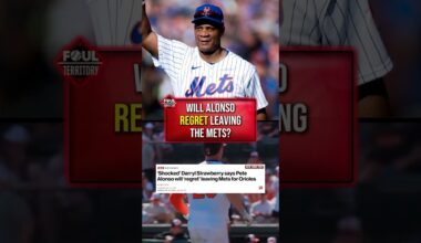 Darryl Strawberry says Pete Alonso will "regret" leaving the Mets for the Orioles. Thoughts? 🤔