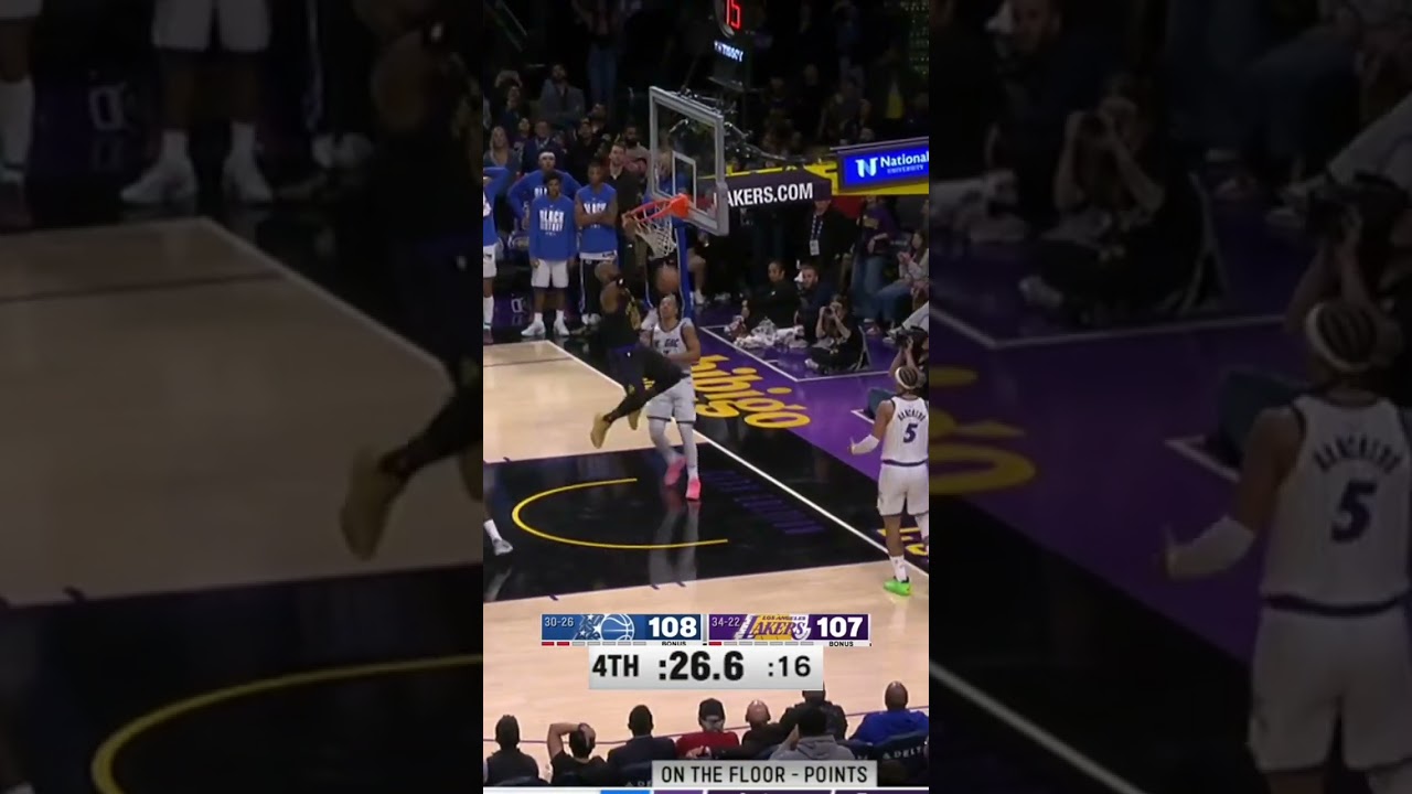 What a Fantastic Finish between the Magic & Lakers 😱