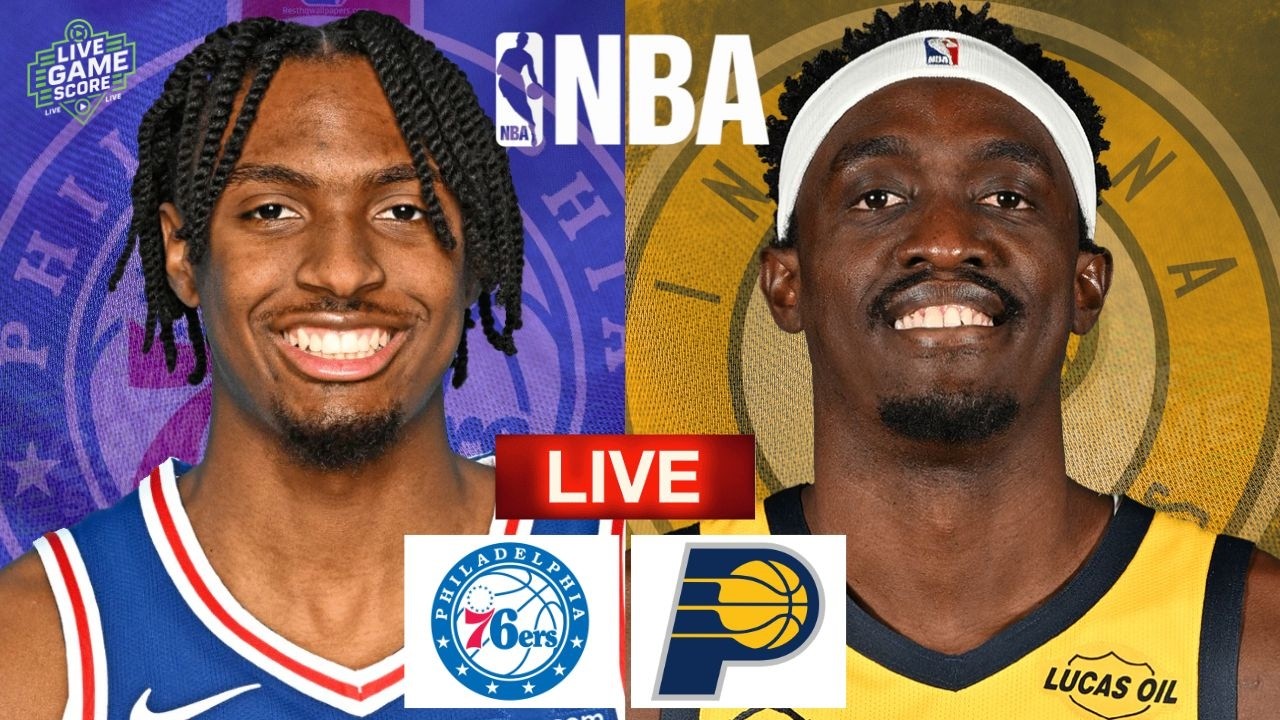 🔴 LIVE: PHILADELPHIA 76ERS vs INDIANA PACERS | NBA | PLAY BY PLAY | LIVE SCOREBOARD