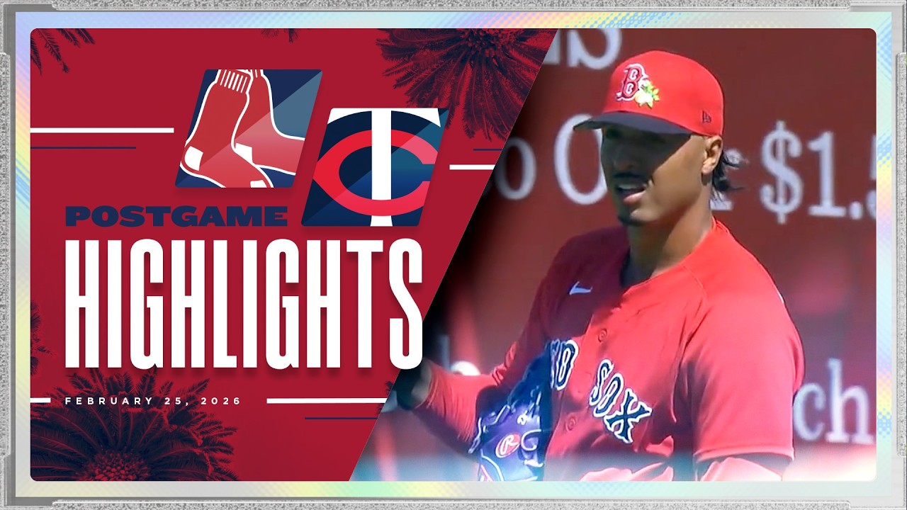RED SOX HIGHLIGHTS: Red Sox vs Twins - Johan Oviedo Makes Red Sox Debut