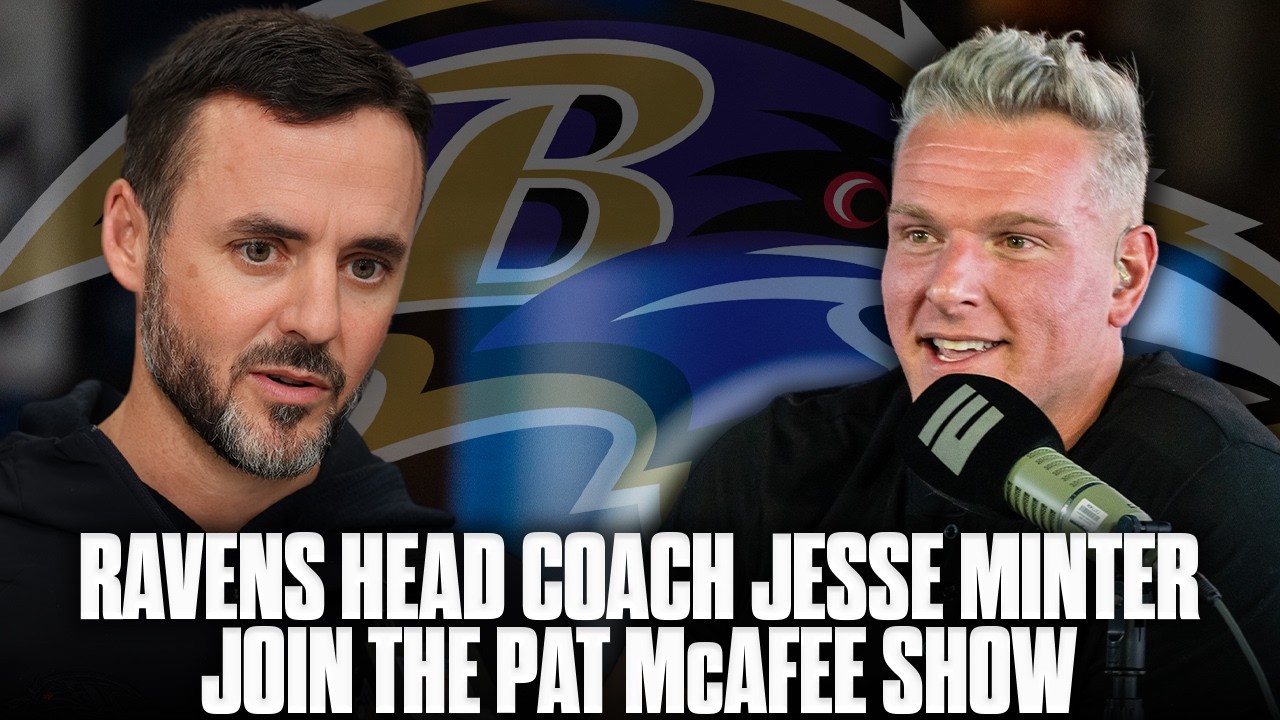 Ravens Head Coach Jesse Minter Joins The Pat McAfee Show Live From The NFL Combine