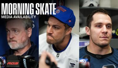 New York Islanders Morning Skate Availability | NYI at MTL
