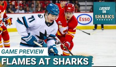 CELEBRINI SHOW: Sharks vs. Flames PREVIEW—Will Macklin Celebrini Lead San Jose to Playoff Glory?