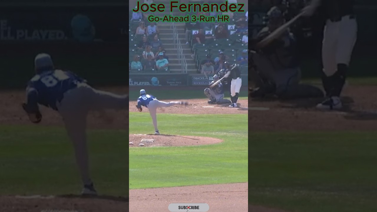 Jose Fernandez Hits Go-Ahead 3-Run Home Run!