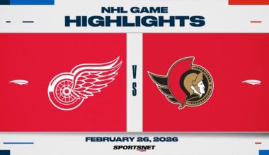 NHL Highlights | Red Wings vs. Senators - February 26, 2026
