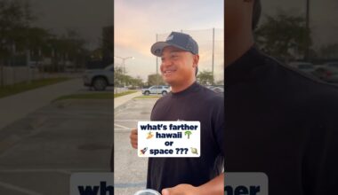 Asking The Guys If Hawaii Or Space Is Farther 🏄🙃🚀
