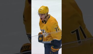 The rookie ties it with a PPG 🗣️ #predsnhl