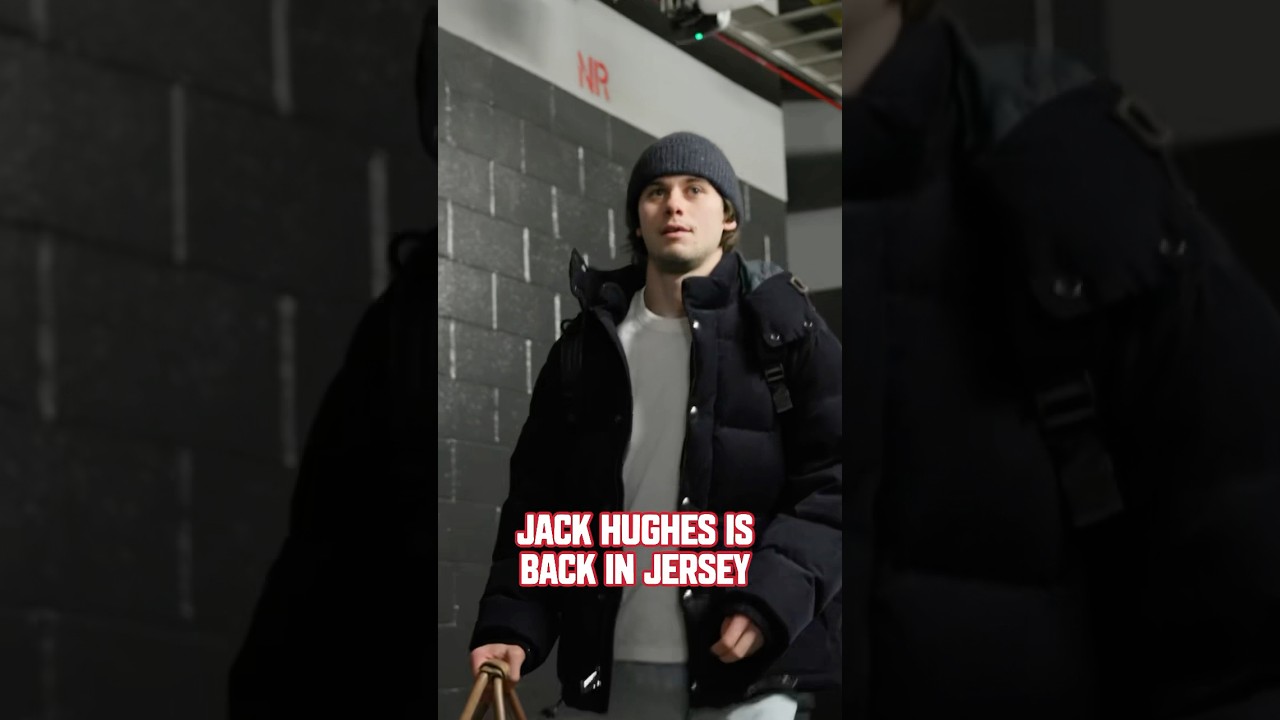 Left home chasing gold. Came back with it. #shorts #njdevils #jackhughes #madeinjersey #usahockey