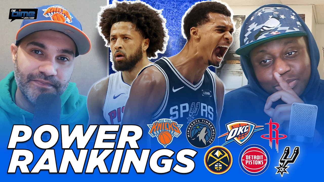 NBA Power Rankings: Wemby & Spurs ON FIRE, Pistons still impressive | The Dime With Josh and Kwab