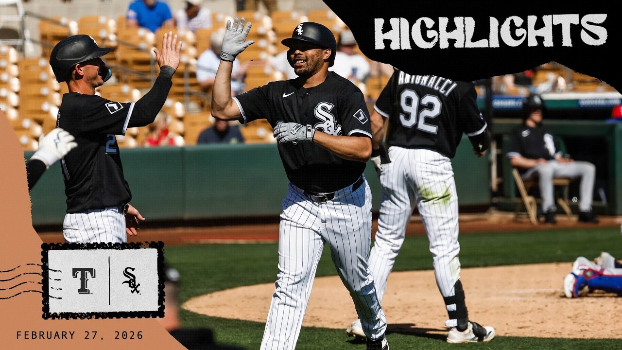 HIGHLIGHTS: Wade Jr.'s 2-Run Home Run Boosts White Sox Over Rangers (2.27.26)