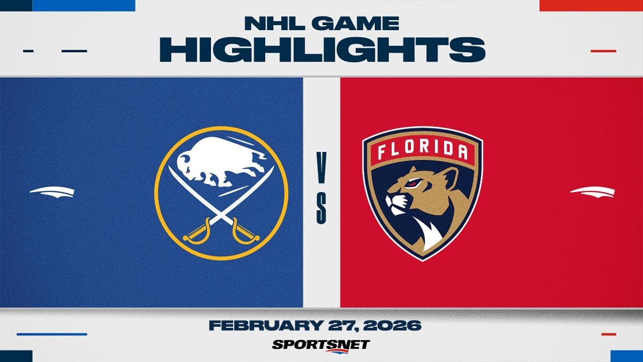 NHL Highlights | Sabres vs. Panthers - February 27, 2026