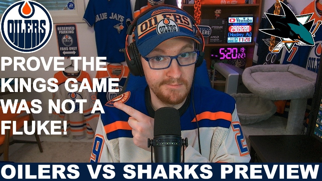 Pre-Game Report: Edmonton Oilers vs San Jose Sharks