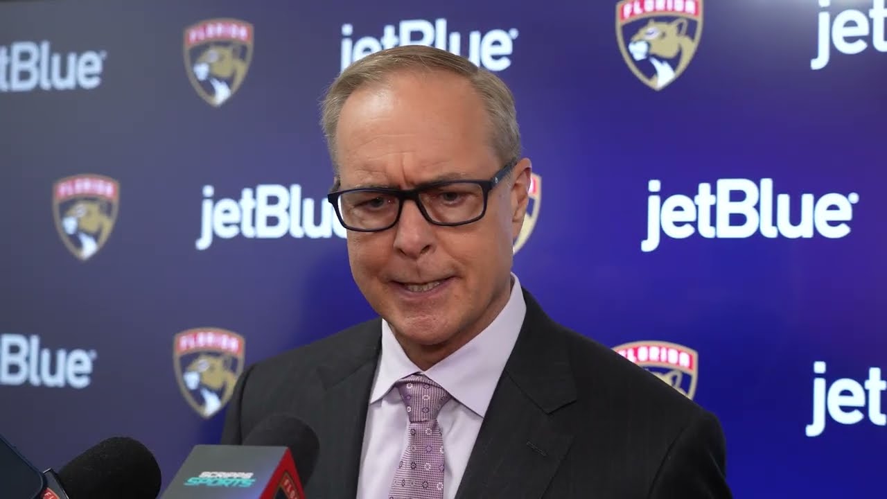 Florida Panthers Coach Paul Maurice After Loss to Sabres, Responds to Tarasov Comments on NHL Review