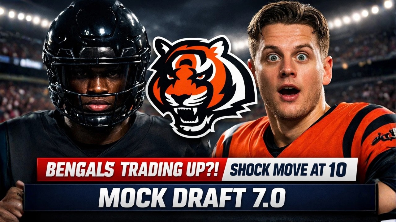 BENGALS EYEING BIG TRADE?! Latest Mock Draft 7.0 Goes Nuclear At Pick 10 😤