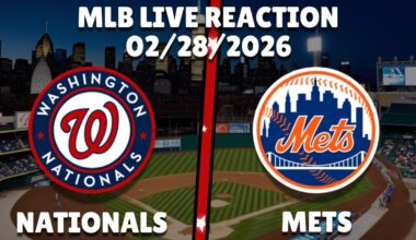 Mets vs Nationals | New York Mets vs Washington Nationals | Live Reaction & Play-by-Play