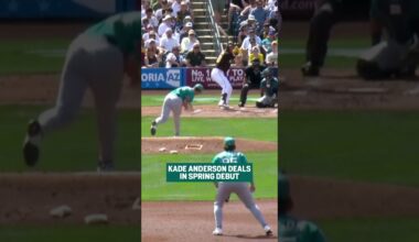 Striking out the side in your Cactus League debut... that'll play.