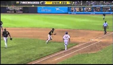 2011/08/12 K-Rod's first career hit