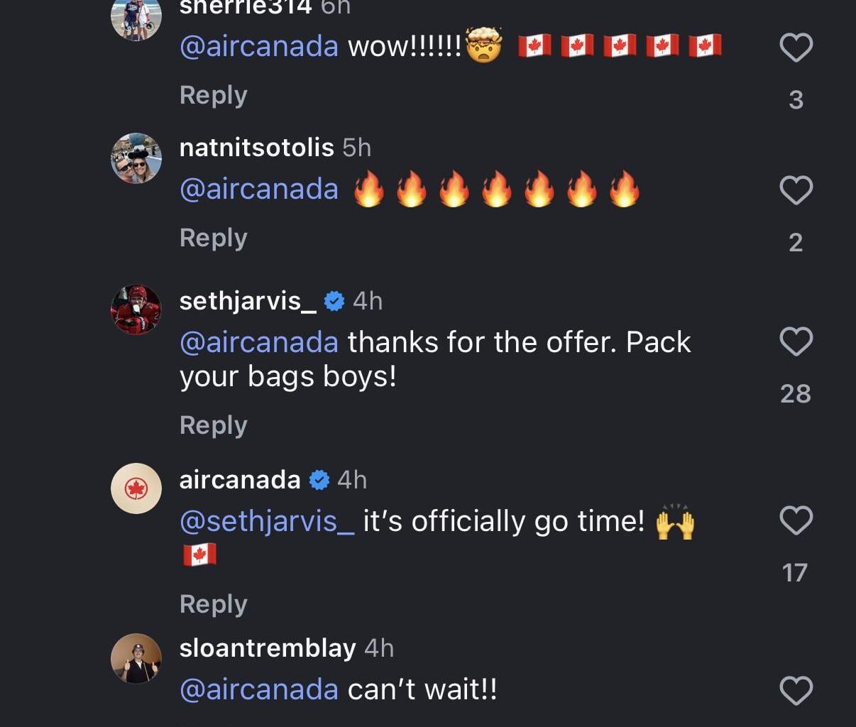 The boys are officially on their way!