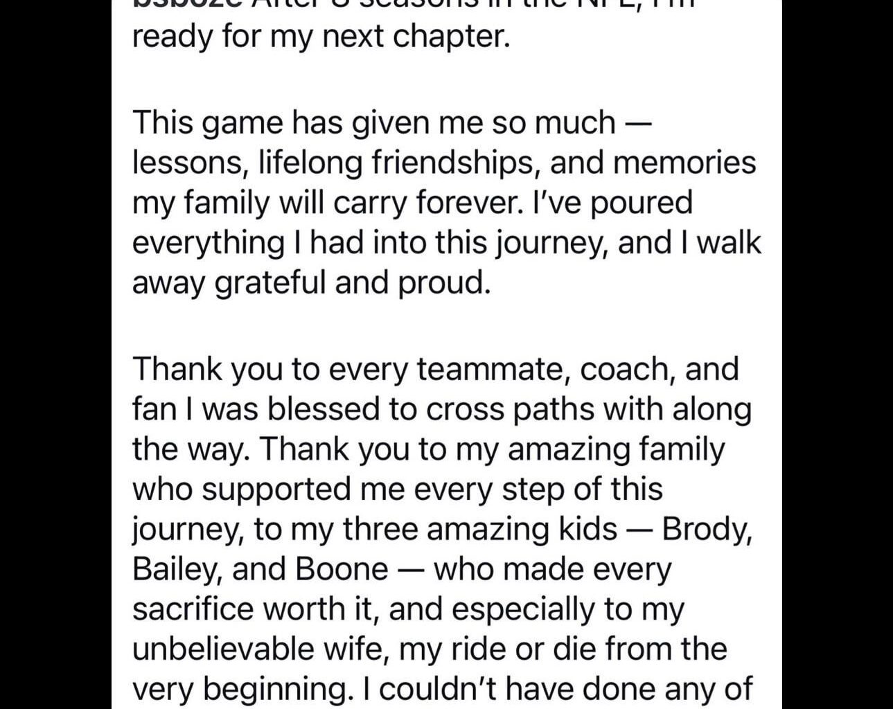 [Schefter] Former Panther Bradley Bozeman announces retirement