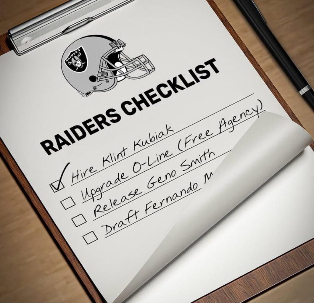 Raiders Checklist ✅