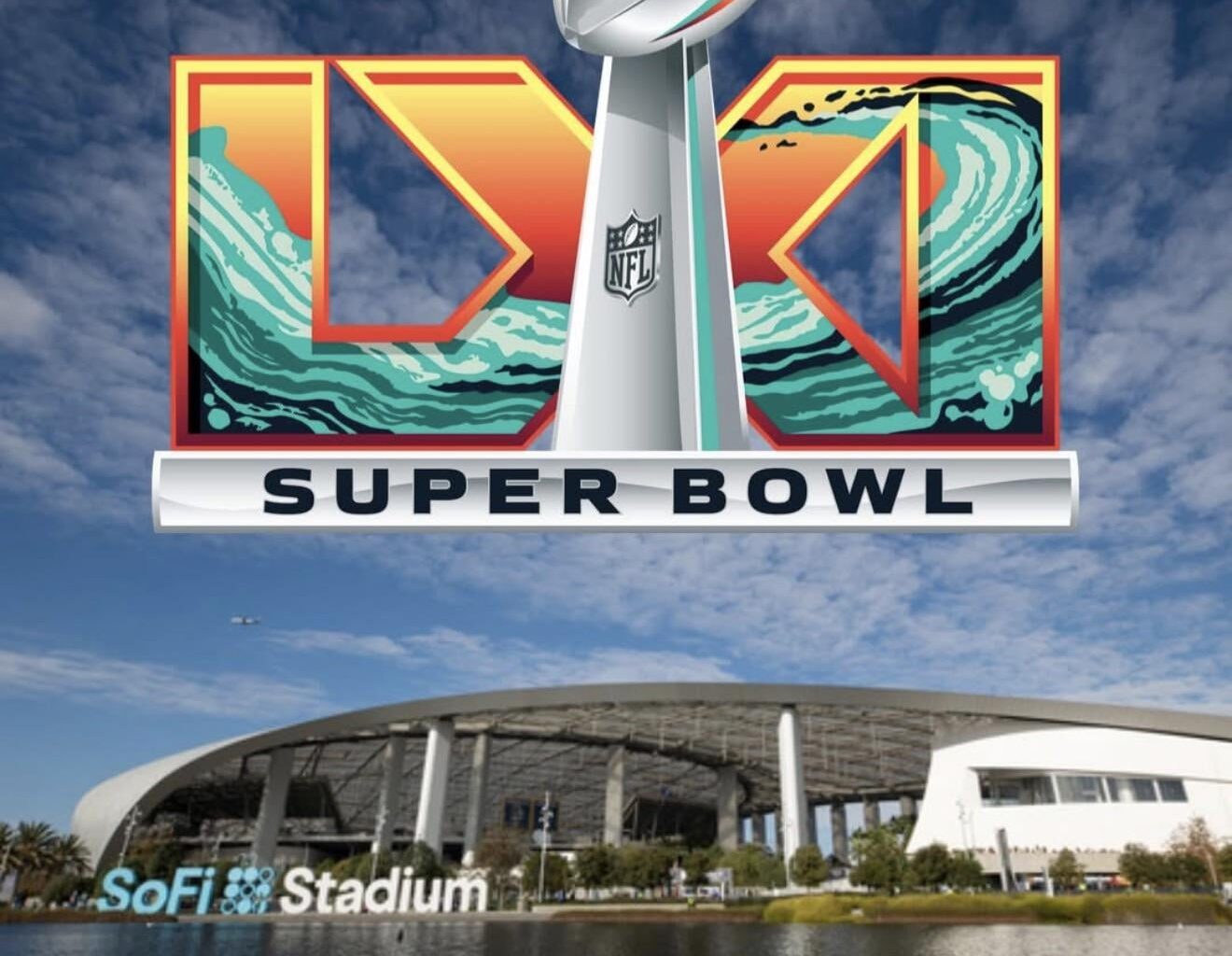 The logo of Super Bowl LXI