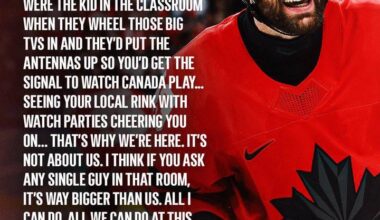[BarDown] Tom Wilson on kids at school watching the quarterfinals.